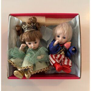 MARIE OSMOND UNCLE SAM & LIBBIE PORCELAIN DOLL PAIR SET